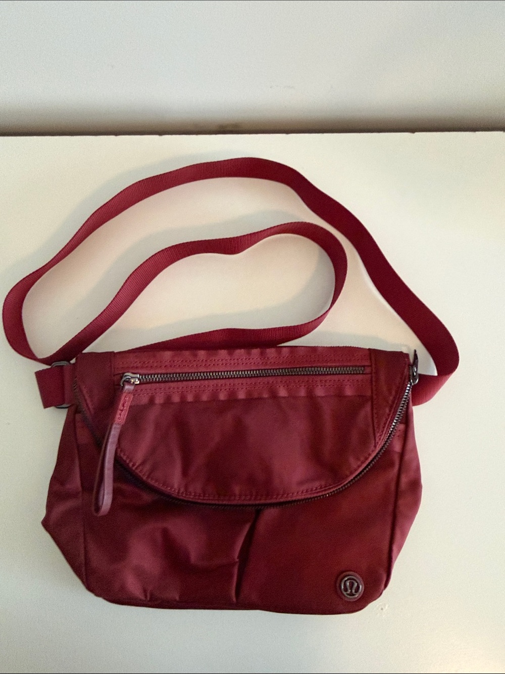 lululemon athletica Wine Red Crossbody Bag